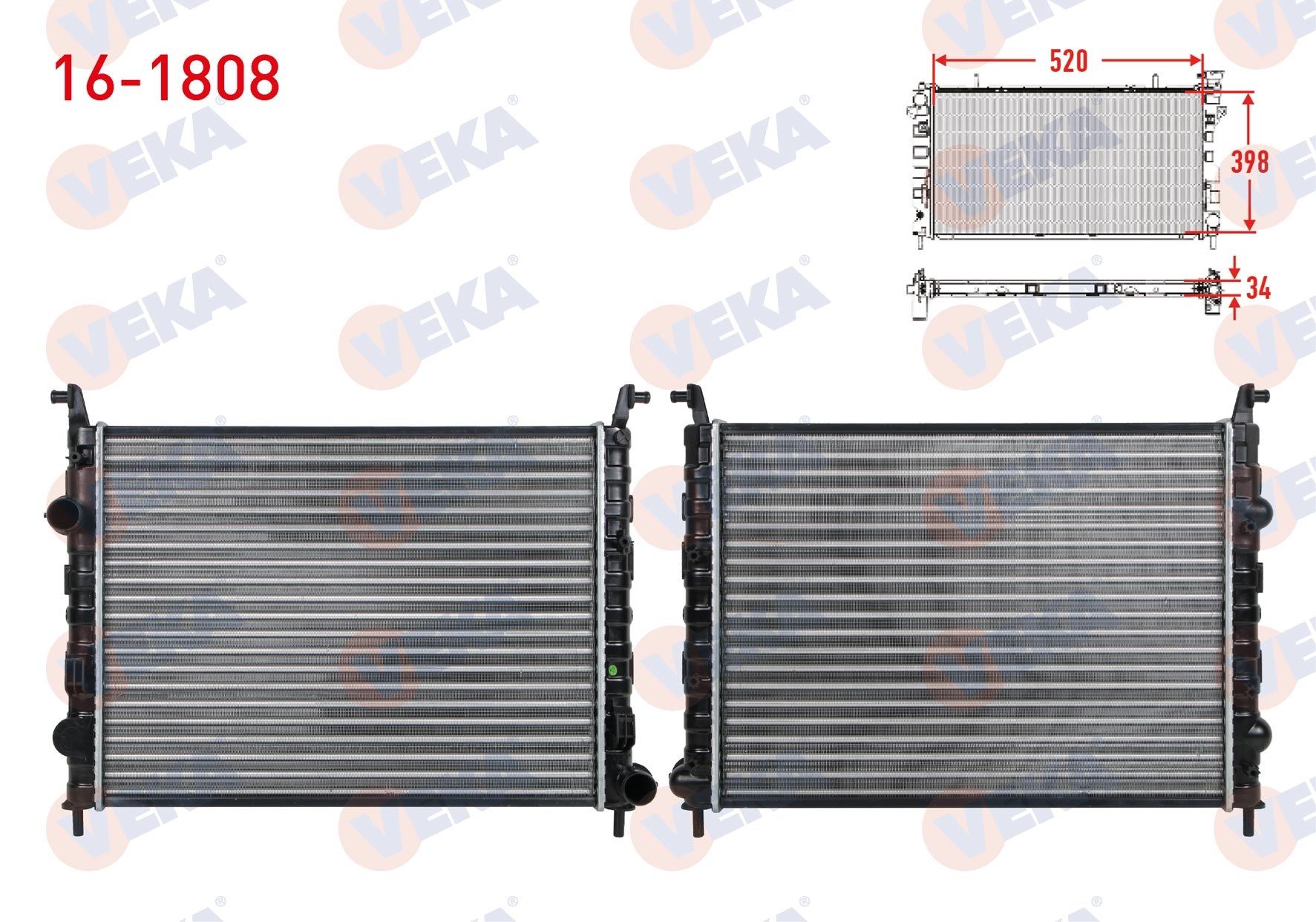 SU RADYATORU MEKANIK FIAT ALBEA 1.3 MJT M-T 2003-2007 - 16-1808