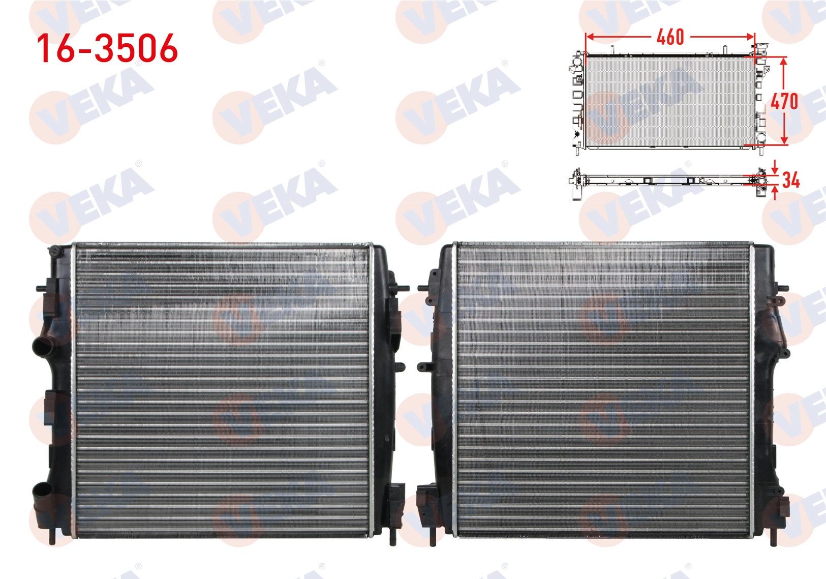 SU RADYATORU MEKANIK RENAULT KANGOO (KC0/1) 1.5 DCI M-T AC+ 1998-2008 - 16-3506