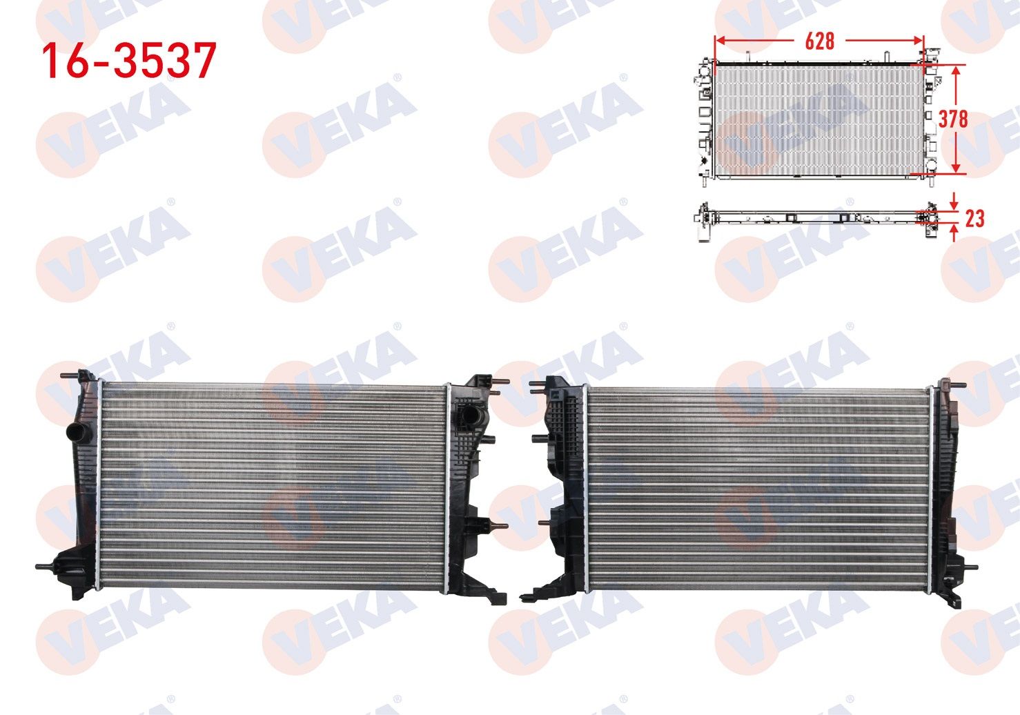 SU RADYATORU MEKANIK RENAULT MEGANE III (KZ0/1) 1.5 DCI M-T AC+/- 2008-2015 - 16-3537