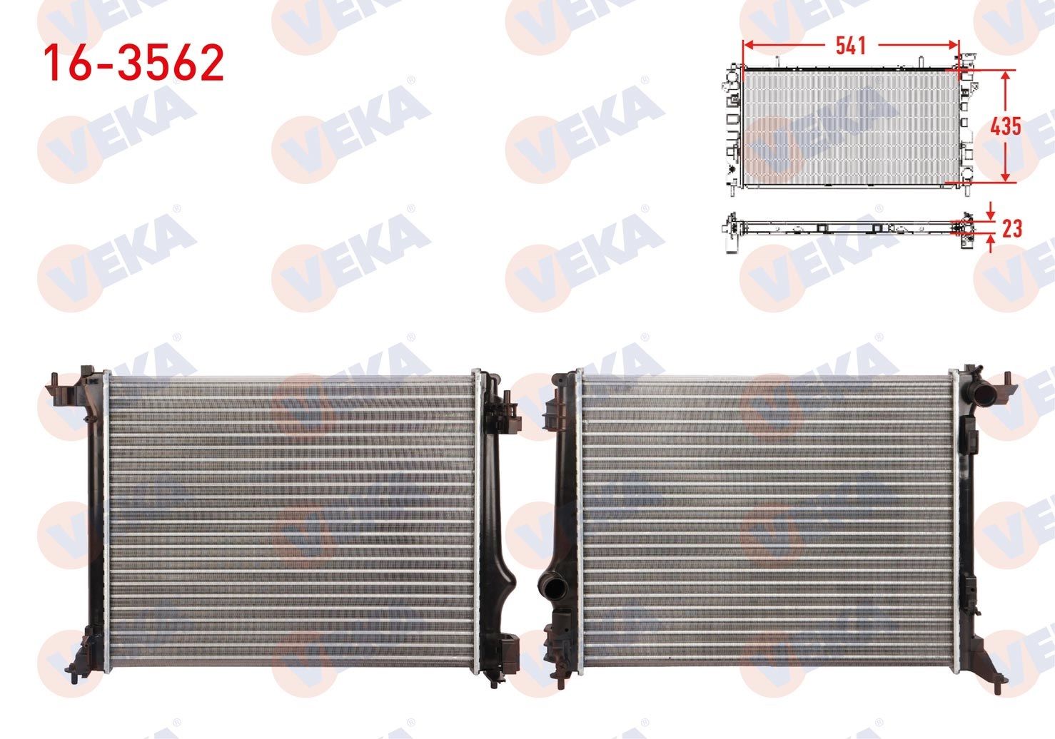 SU RADYATORU MEKANIK RENAULT MEGANE IV (B9A/M_) 1.5 DCI M-T AC+/- 2016- - 16-3562