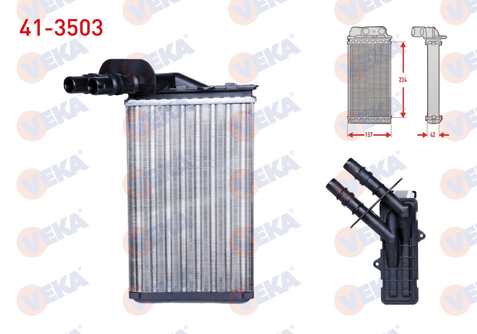 KALORIFER RADYATORU MEKANIK RENAULT THALIA (LB0/1/2) 1.5 DCI 1998-2008 - 41-3503