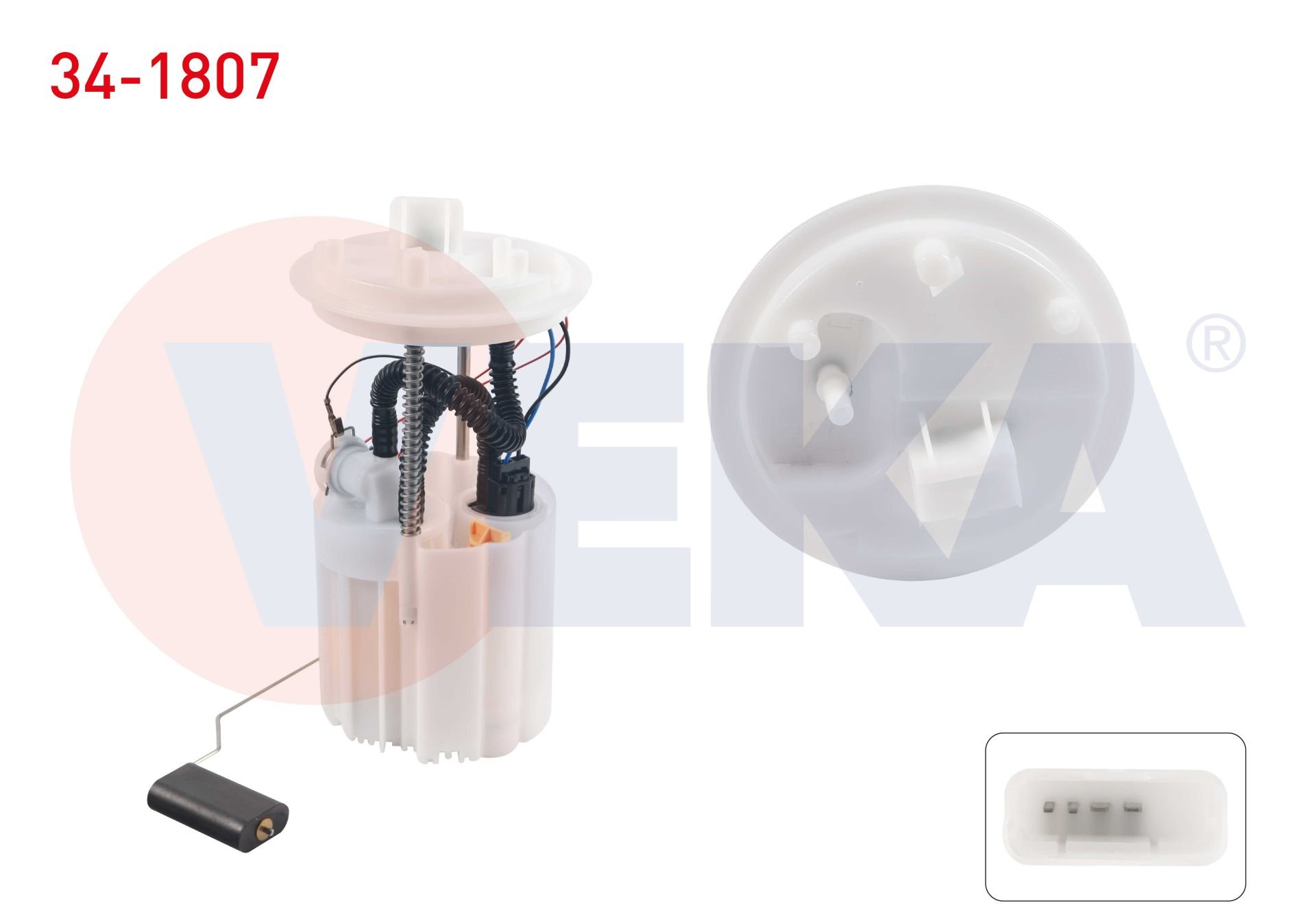 YAKIT DEPO SAMANDIRASI 3 BAR FIAT LINEA (323) 1.4 2007-/ FIAT ALBEA 1.4 2007 - 34-1807