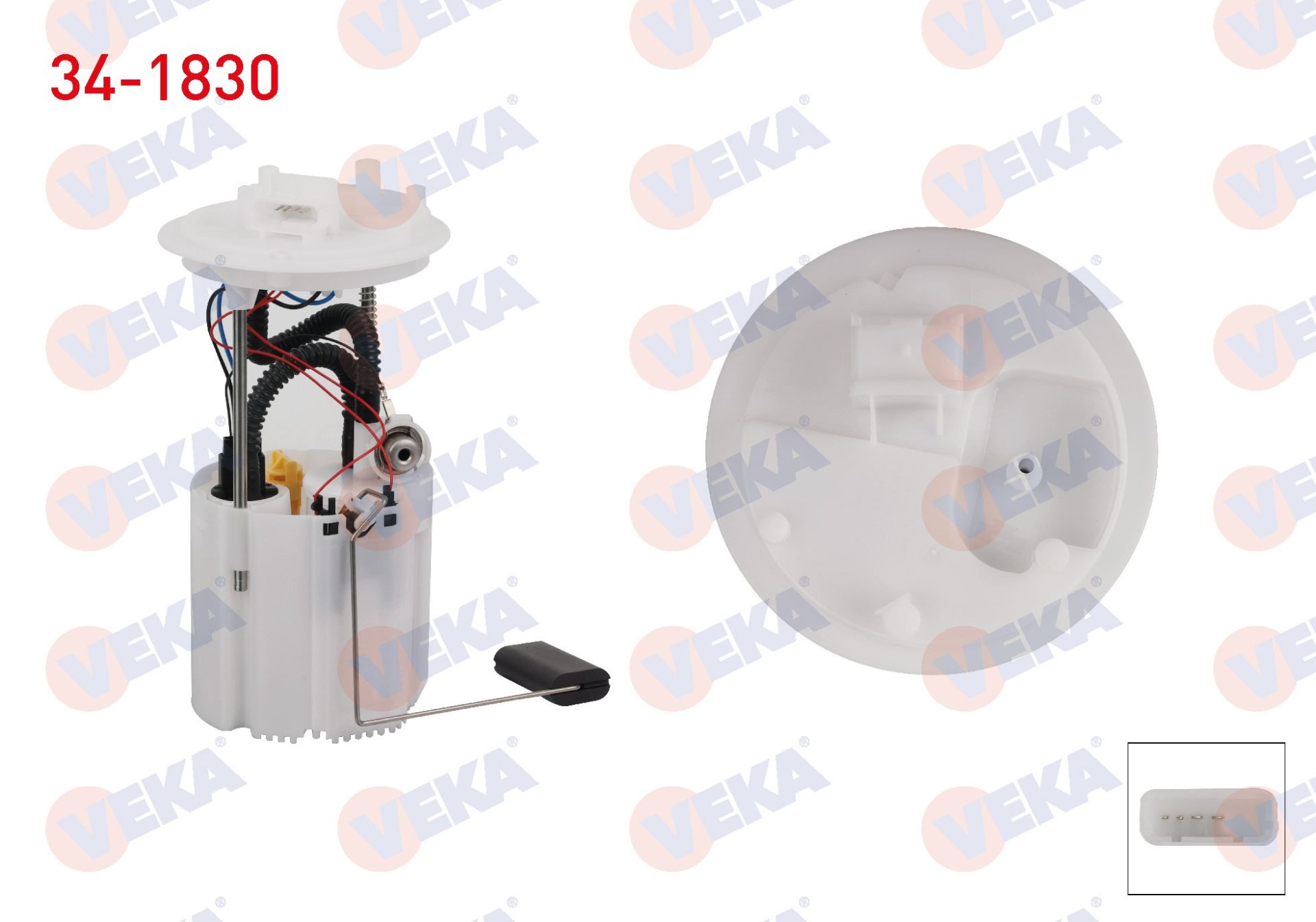 YAKIT DEPO SAMANDIRASI 3 BAR FIAT PUNTO 1.2 - 1.4 1999-2012 / IDEA 1.4 2003- - 34-1830