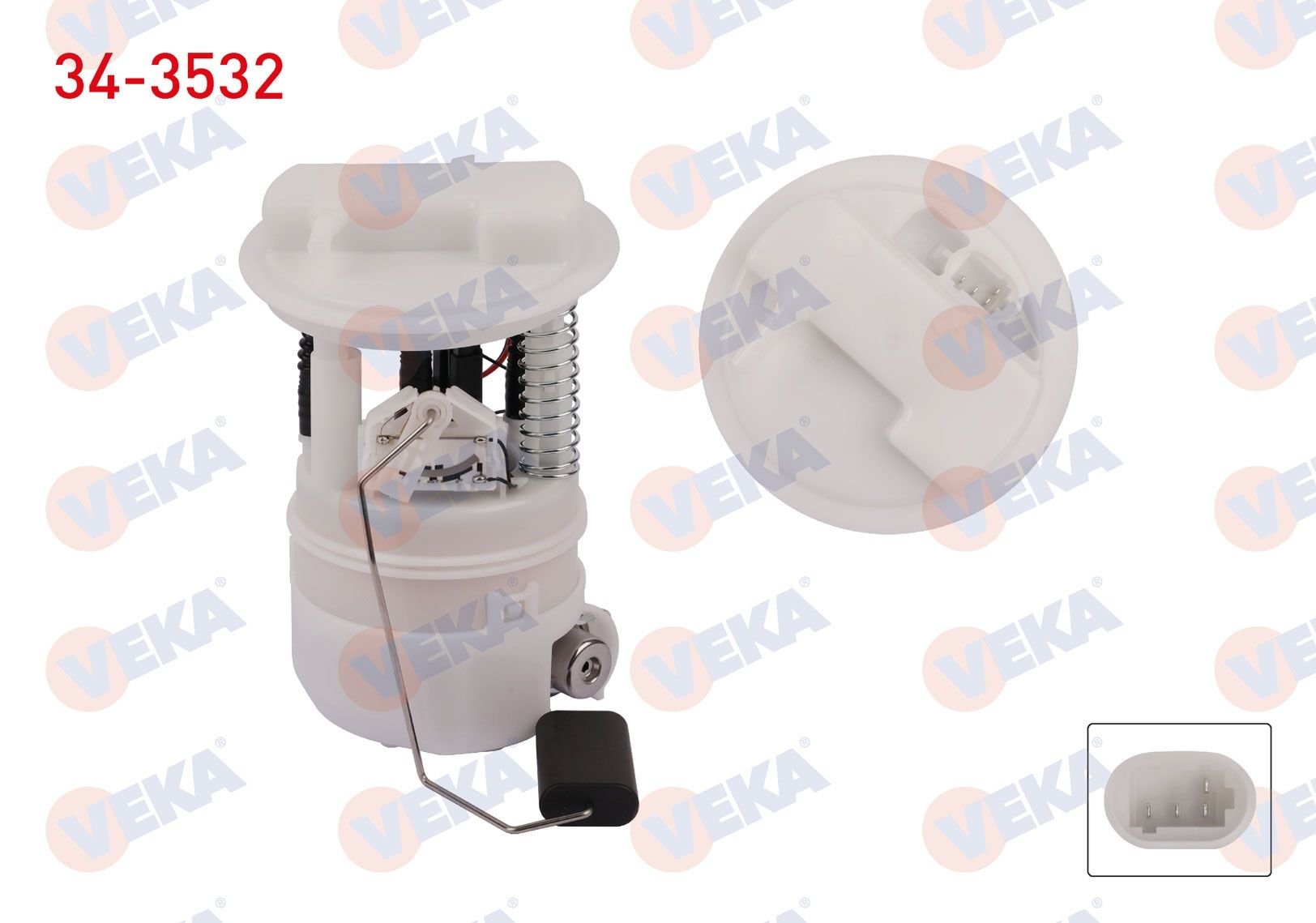 YAKIT DEPO SAMANDIRASI 3 BAR RENAULT CLIO II - SYMBOL 1.2 1998- - 34-3532