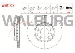 ÖN FREN DİSKİ TAKIM FLUENCE - MEGANE III WBD1232