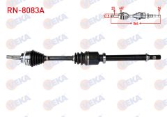 KOMPLE AKS SAG ON RENAULT SYMBOL - THALIA II 1.5 DCI ABSLI 44 DIS UZUNLUK 864mm 2008- RN-8083A