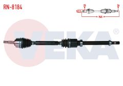 KOMPLE AKS SAG ON UZUNLUK 990mm RENAULT MEGANE IV 1.3 Tce - 1.5 DCI (EURO 6) M-T (SNZ-TL4) 2016- RN-8184