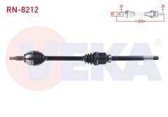 KOMPLE AKS SAG ON UZUNLUK 1020 mm RENAULT TRAFIC III 1.6 DCI 2014- / OPEL VIVARO C 1.6 CDTI - 2.0 CDTI 2019- RN-8212