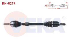 KOMPLE AKS SOL ON UZUNLUK 700mm RENAULT MEGANE IV 1.6i M-T 2016- RN-8219