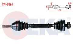 KOMPLE AKS SOL ON DACIA SOLENZA 1.4i UZUNLUK 616 mm 2003-  - RN-8064