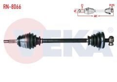 KOMPLE AKS SOL ON DACIA LOGAN (LS) 1.4 UZUNLUK 681 mm 2004-2012 - RN-8066