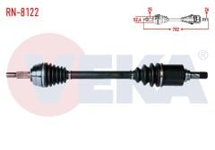 KOMPLE AKS SOL ON DACIA DUSTER 1.5 DCI 4X2 UZUNLUK 702mm 2012- - RN-8122
