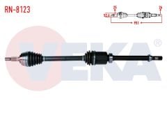 KOMPLE AKS SAG ON DACIA DUSTER 1.5 DCI 4X2 UZUNLUK 951mm 2012- - RN-8123