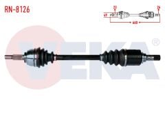 KOMPLE AKS SOL ON DACIA SANDERO STEPWAY 1.5 DCI UZUNLUK 660mm 2012- - RN-8126