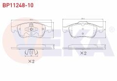 FREN BALATA ON 15-16 JANT RENAULT CAPTUR I-II 13-/CLIO V 19-/ FLUENCE 10-/ MEGANE III 08-15/ SCENIC 09-/ ZOE 19-/ DACIA DOKKER 12-/ DUSTER 13-/ LODGY 12-/ NISSAN JUKE (F16) 19- - BP11248-10