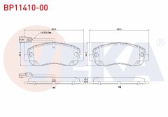 FREN BALATA ON FISLI RENAULT MASTER III (FV) 2.3 DCI 2010- / MASTER III (FV) 2.5 DCI 2010- / OPEL MOVANO B 2.3 DCI 2010- - BP11410-00
