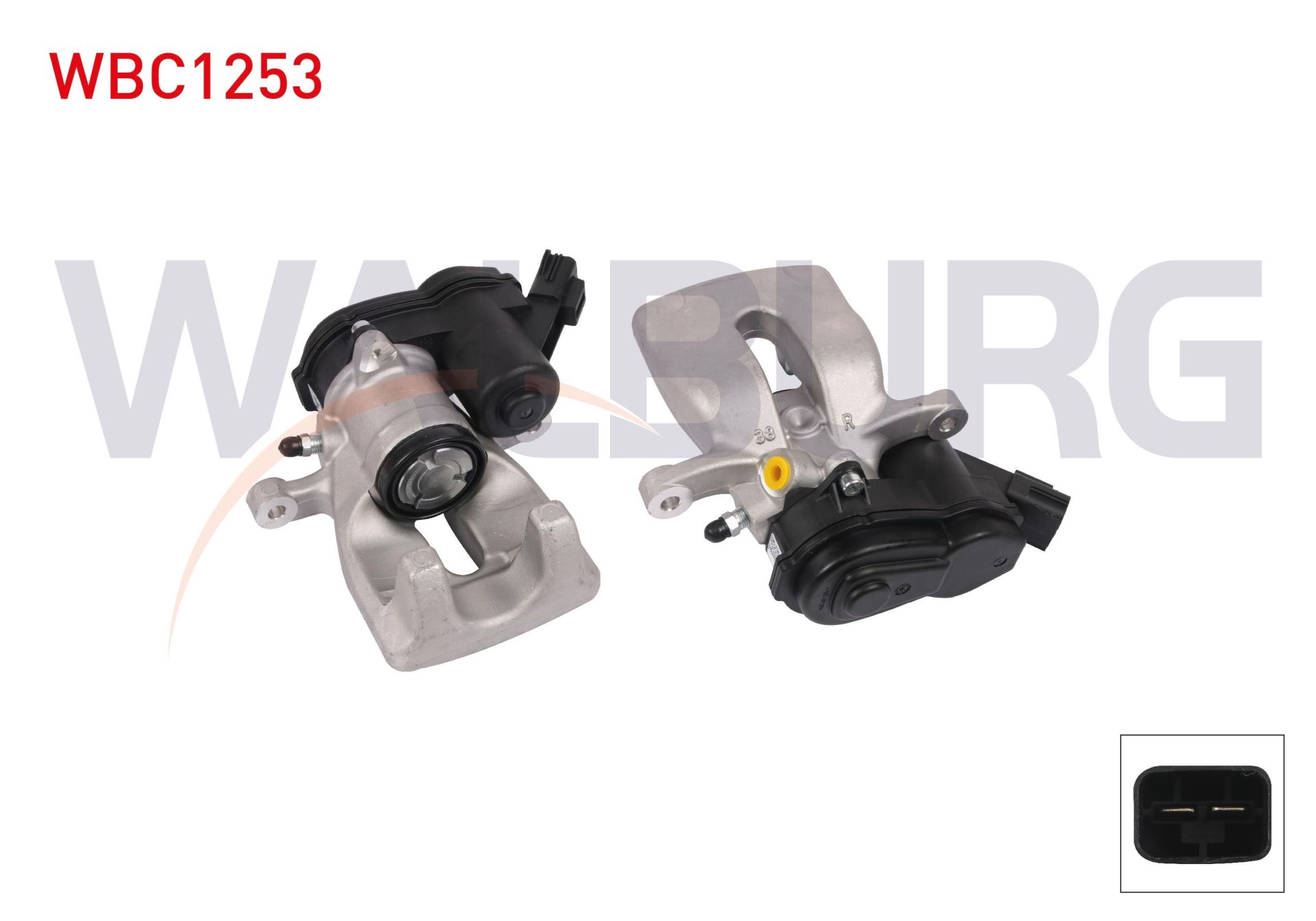 FREN KALIPER ELEKTRONIK SAG ARKA PISTON 38mm DISK 274mm RENAULT GRAND SCENIC III 2009- - WBC1253