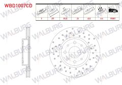 FREN DISKI ON HAVALI KAPLAMALI PERFORMANS DELIKLI 4 BJN 257X20X59,02X40,5 FIAT ALBEA 1.3 MJT-1.6 2003-2007/LINEA 1.3 MJT-1.6 MJT 2007-/DOBLO 1.6 2001-2010/PUNTO 1.3 MJT 2012-/ALFA ROMEO 145 1.4 94-01 - WBD1007CD