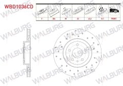 FREN DISKI ON HAVALI KAPLAMALI PERFORMANS DELIKLI 5 BJN 284X22X59X43,3 FIAT EGEA 1.3 MJT - 1.6 MJT - 1.4 16v - 1.6 16v 2015- / 500L 1.6 MJT - 0.9 - 1.4 2012-/ EGEA HB 1.6 D 2020-/ EGEA CROSS 1.6 2020- - WBD1036CD