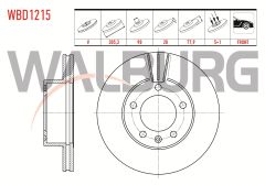 FREN DISKI ON HAVALI 5 BJN 305,3X28X90X77,9 RENAULT MASTER II 1.9 DCI - 1.9 DTI - 2.5 DCI 16 JANT 1998-2010 / OPEL MOVANO A 2.5 D 16 JANT 2001-2010	- WBD1215