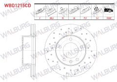 FREN DISKI ON HAVALI KAPLAMALI PERFORMANS DELIKLI 5 BJN 305,3X28X90X77,9 RENAULT MASTER II 1.9 DCI - 1.9 DTI - 2.5 DCI 16 JANT 1998-2010 / OPEL MOVANO A 2.5 D 16 JANT 2001-2010 - WBD1215CD
