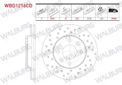 FREN DISKI ON HAVALI KAPLAMALI PERFORMANS DELIKLI 4 BJN 237,8X20,1X61X41,15 KANGOO 1.5 DCI 1998-2008/CLIO II 1.2i - 1.4i - 1.6i 1998-2005/SYMBOL II 1.4 - 1.5 DCI 2008-2012/MEGANE I 1.4 16v 1996-2003 - WBD1216CD