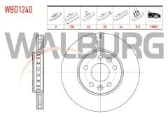 FREN DISKI ON HAVALI 5 BJN 296X28X68X44 RENAULT TRAFIC III 1.6 DCI 2014- / OPEL VIVARO (X83) 1.6 CDTI 2015- - WBD1240