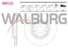 FREN DISKI ON HAVALI 5 BJN 320X28X68X44 RENAULT MEGANE IV (B9A/M_)1.6 DCI 2016-/ CLIO IV 1.6 2012-/ LAGUNA III 2.0 DCI 2007- / LAGUNA III 2.0i 16v 2007-/ SCENIC IV 1.6 DCI 2015- /TALISMAN1.6 DCI 2015- - WBD1422