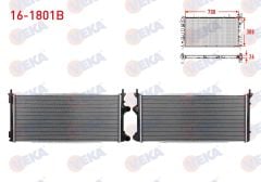 SU RADYATORU BRAZING FIAT DOBLO 1.3 MJT - 1.9 MJT M-T 2001-2010 - 16-1801B