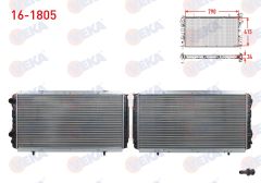 SU RADYATORU MEKANIK FIAT DUCATO (244) 2.0 JTD M-T 2002-2006   -  16-1805