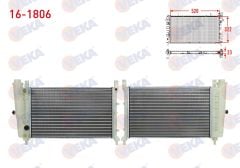 SU RADYATORU MEKANIK FIAT UNO 70 1.4i M-T 1994-2000  -   16-1806