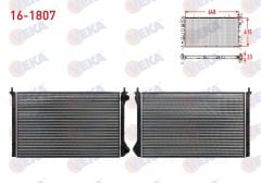 SU RADYATORU MEKANIK FIAT DOBLO (119,223) 1.9 D M-T AC + 2001-2010  -  16-1807