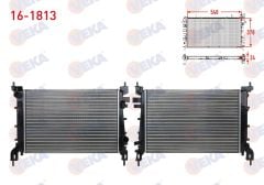 SU RADYATORU MEKANIK FIAT LINEA (323) 1.4 77 HP M-T 2007-    16-1813