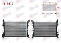 SU RADYATORU MEKANIK FIAT GRANDE PUNTO 1.4 M-T 2005-2012  - 16-1814