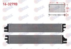 SU RADYATORU ILAVE BRAZING OPEL MOVANO B 2.3 DCI 2010- / RENAULT MASTER III 2.3 DCI 2010-  16-3279B