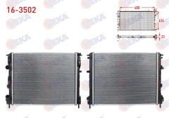 SU RADYATORU MEKANIK M-T RENAULT CLIO II 1.5 DCI - 1.4 - 1.6 1998-2005 / KANGOO 1.5 DCI 1998-2008 / SYMBOL II 1.5 DCI 2008-2012 / DACIA LOGAN 1.5 DCI - 1.4 2004-2012 / SANDERO 1.5 DCI - 1.4 2008-2013 - 16-3502