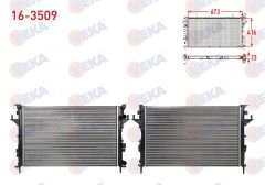SU RADYATORU MEKANIK RENAULT LAGUNA II (BG0/1) 1.6i 16v A-T/M-T 2001-2007  -  16-3509