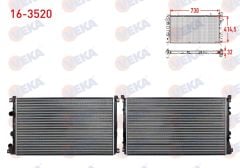 SU RADYATORU MEKANIK RENAULT MASTER II (FD) 2.5 DCI 2003-2010  -  16-3520