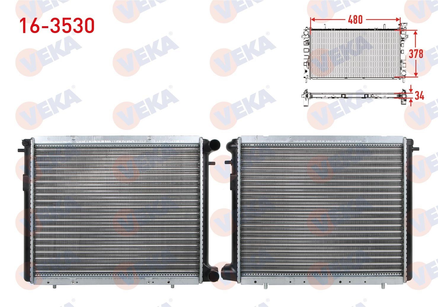 SU RADYATORU MEKANIK RENAULT R19 1.9 D M-T 1988-2001 -   16-3530