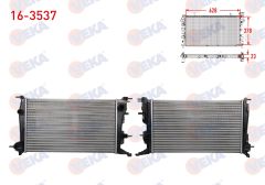 SU RADYATORU MEKANIK RENAULT MEGANE III (KZ0/1) 1.5 DCI M-T AC+/- 2008-2015  -  16-3537