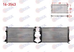 SU RADYATORU MEKANIK RENAULT FLUENCE (L30) 1.5 DCI A-T/M-T AC+/- 2009-   - 16-3543