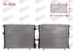 SU RADYATORU MEKANIK RENAULT R19 1.4 KARBURATORLU M-T/A-T AC+/- 1988-2000  -  16-3546
