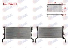 SU RADYATORU BRAZING RENAULT LAGUNA III (BT0/1) 1.5 DCI M-T AC+/- 2007-  -  16-3560B