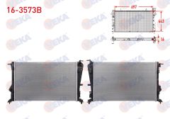 SU RADYATORU BRAZING RENAULT MEGANE IV 1.5 DCI EURO 6 2016-  -  16-3573B