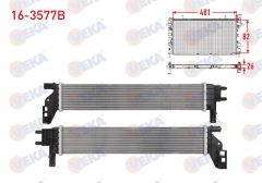 EK SU RADYATORU BRAZING DACIA DUSTER 1.5 DCI 2019- / EXPRESS 1.5 BLUEDCI 2021- / DOKKER - LODGY 1.5 BLUEDCI 2018- / LOGAN II 1.5 DCI - BLUEDCI 2012- / SANDERO II 1.5 DCI - BLUEDCI 2012-   -  16-3577B