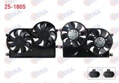 FAN MOTORU (SU+KLIMA) DAVLUMBAZLI CIFTLI FIAT ALBEA 1.3 MJT 2003-2007 -   25-1805