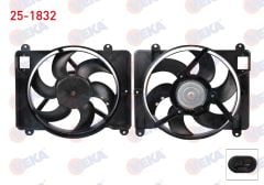 FAN MOTORU (SU+KLIMA) DAVLUMBAZLI TEKLI FANLI FIAT PUNTO 1.2 AC+ 1993-1999  -  25-1832