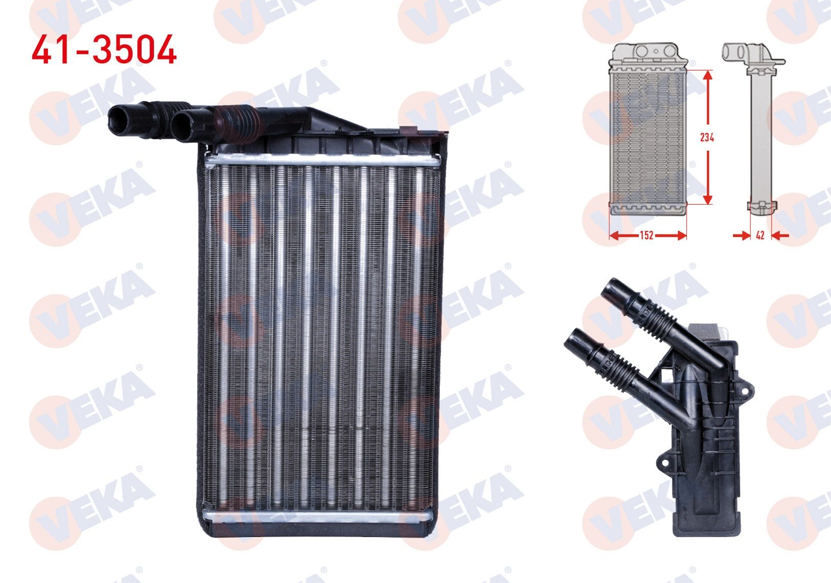 KALORIFER RADYATORU MEKANIK RENAULT KANGOO (KC0/1) 1.5 DCI 1998-2008  - 41-3504