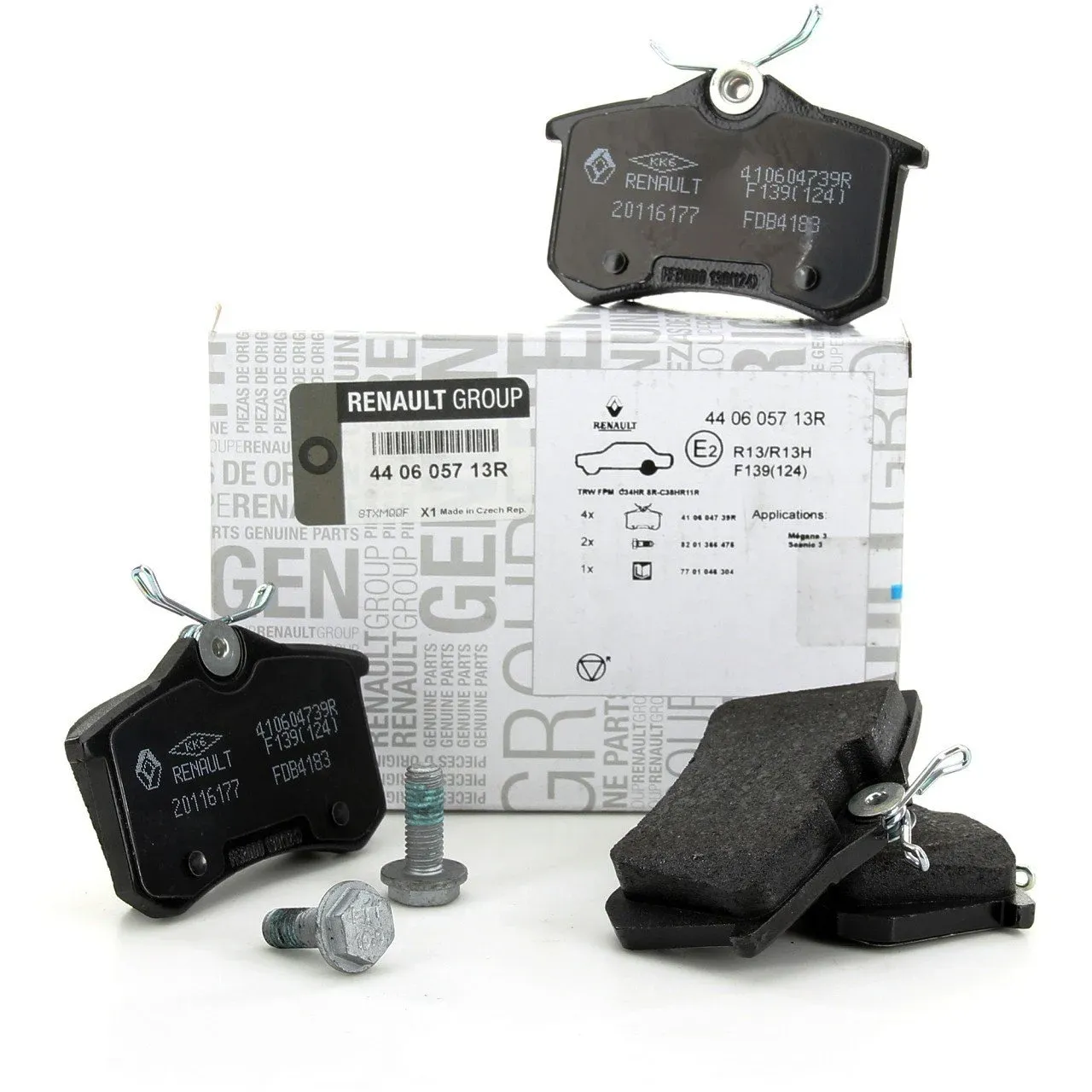 FREN BALATASI ARKA CLIO III-FLUENCE-MEGANE III 96-15-P1007-P307-GOLF IV V VI-POLO-PA SSAT-CADDY-A1-A2-A4 - MAİS 440605713R