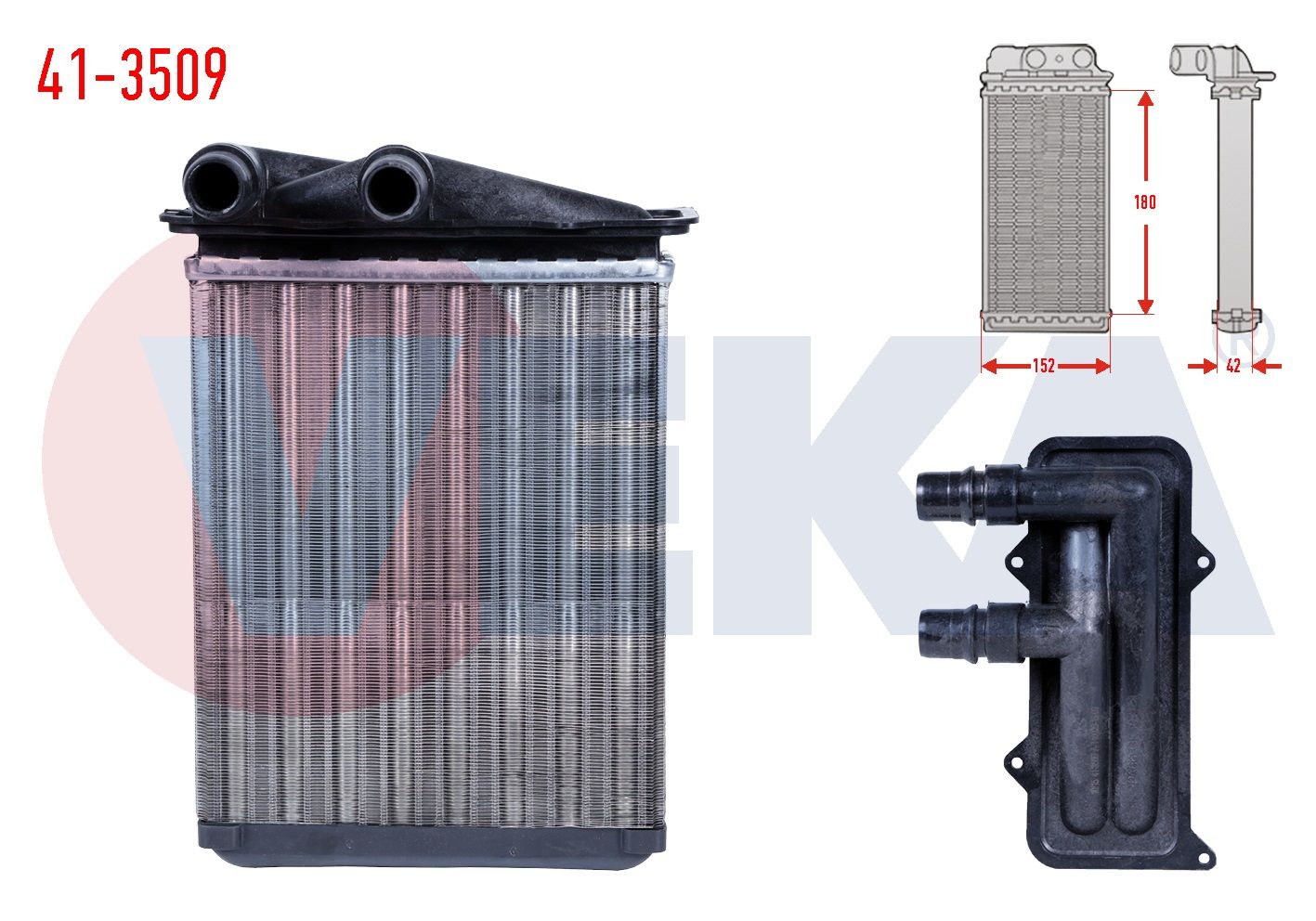 KALORIFER RADYATORU MEKANIK RENAULT TRAFIC II (FL) 1.9 DCI 2001-2014  -  41-3509